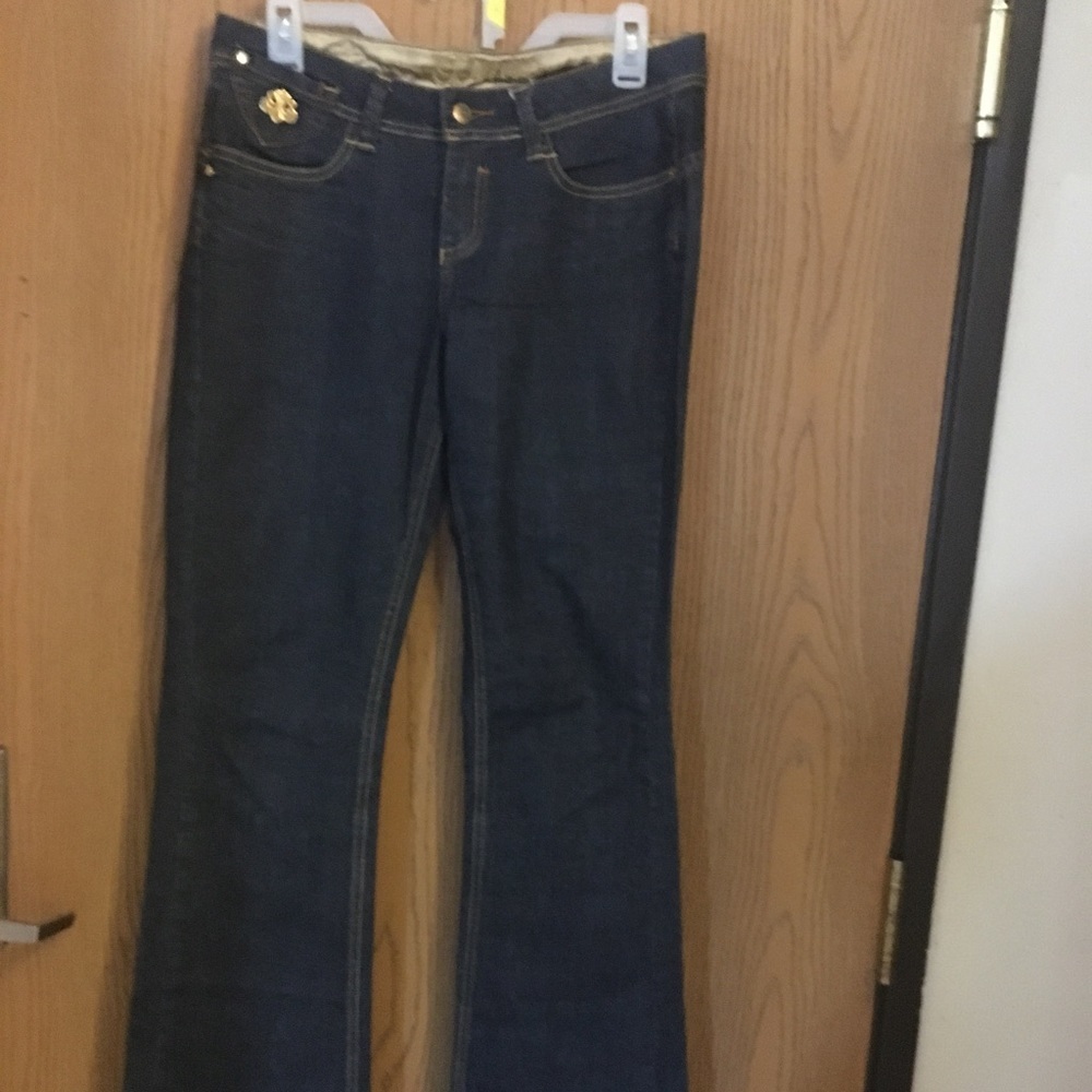 DEREON womens blue jeans size 7/8 A-37